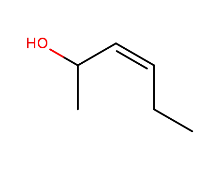 Molecular Structure of 29478-31-7 (hex-cis-3-en-2-ol)
