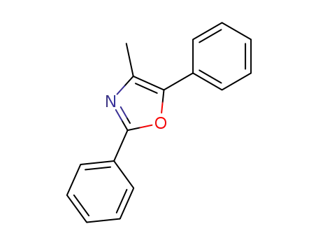 Molecular Structure of 2549-31-7 (4-methyl-2,5-diphenyl-1,3-oxazole)