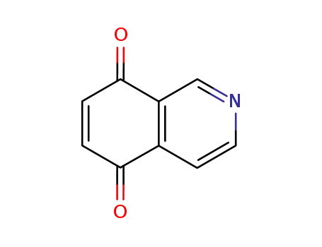 Molecular Structure of 50-46-4 (5,8-Dihydroisoquinoline-5,8-dione)