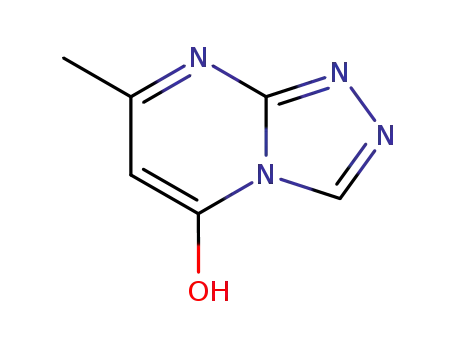 Molecular Structure of 3886-55-3 (5-METHYL-7-HYDROXY-1,2,4-TRIAZOLO[1,5-A]PYRIMIDINE)