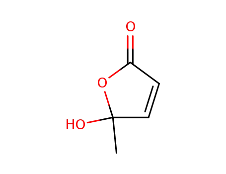 Molecular Structure of 14300-71-1 (5-hydroxy-5-methyl-2(5H)-furanone)