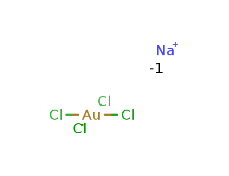 15189-51-2,Sodium tetrachloroaurate,Aurate(1-),tetrachloro-, sodium (8CI);Aurate(1-), tetrachloro-, sodium, (SP-4-1)- (9CI);Sodium chloroaurate(III) (6CI);Sodium tetrachloroaurate(III) (7CI);Monosodiumtetrachloroaurate(1-);Sodium chloroaurate;Sodiumtetrachloroaurate(1-);Sodium gold chloride;
