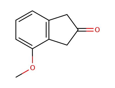 Molecular Structure of 124067-30-7 (4-Methoxy-2-indanone)