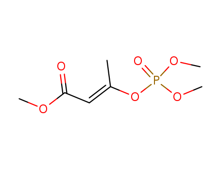 2-Butenoic acid,3-[(dimethoxyphosphinyl)oxy]-, methyl ester, (2E)-
