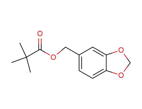 6471-96-1,1,3-benzodioxol-5-ylmethyl pivalate,Pivalicacid, piperonyl ester (6CI,7CI,8CI); Piperonyl alcohol, pivalate; NSC 405134