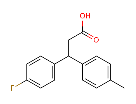 Benzenepropanoic acid,4-fluoro-b-(4-methylphenyl)- (9CI)