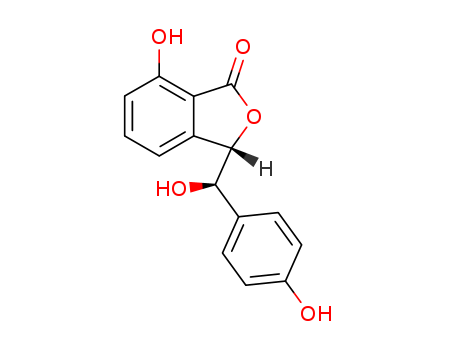 157598-00-0,hydramacrophyllol A,1(3H)-Isobenzofuranone,7-hydroxy-3-[hydroxy(4-hydroxyphenyl)methyl]-, [S-(R*,R*)]-; HydramacrophyllolA