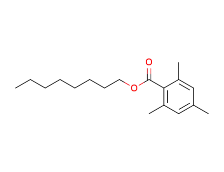 Molecular Structure of 99921-94-5 (n-octyl mesitoate)