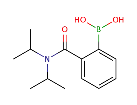 Molecular Structure of 103681-98-7 (2-(DIISOPROPYLCARBANOYL) PHENYLBORONIC ACID)