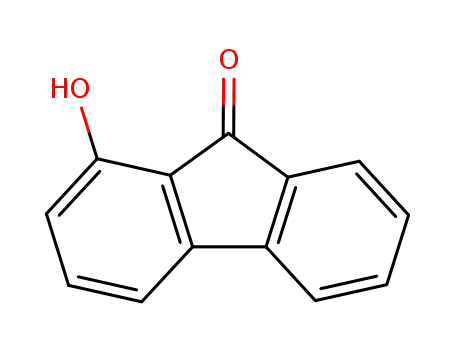 Molecular Structure of 6344-60-1 (1-HYDROXY-9-FLUORENONE)