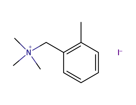 Molecular Structure of 117867-97-7 (N,N,N-trimethyl-1-(o-tolyl)methanaminium iodide)