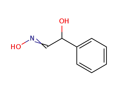 Molecular Structure of 90005-59-7 (Benzeneacetaldehyde, a-hydroxy-, oxime)