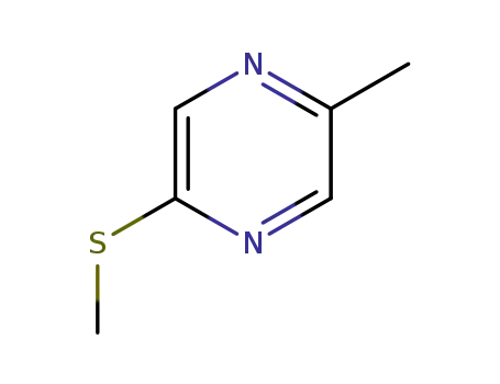 Molecular Structure of 2884-14-2 (2-Methylthio-5-methylpyrazine)