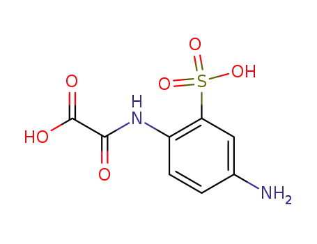 Molecular Structure of 6364-15-4 ([(4-amino-2-sulphophenyl)amino]oxoacetic acid)