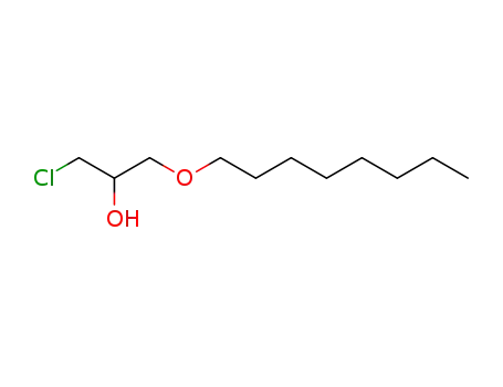 Molecular Structure of 18371-71-6 (1-chloro-3-(octyloxy)propan-2-ol)
