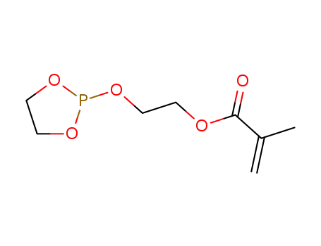 Molecular Structure of 24619-52-1 (Ethylenedioxy-2-(methacryloyloxy)ethoxyphosphine)