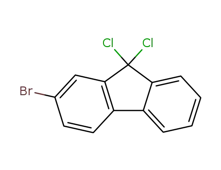 Molecular Structure of 99515-75-0 (2-bromo-9,9-dichlorofluorene)
