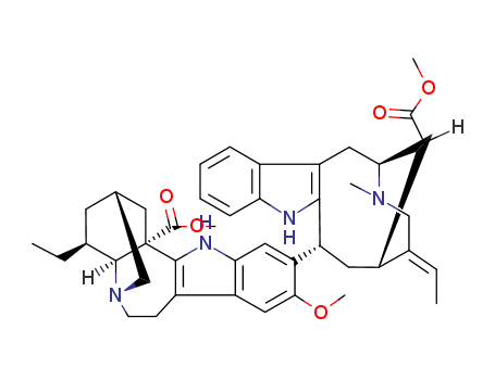 methyl 12-methoxy-13-(17-methoxy-17-oxovobasan-3alpha-yl)ibogamine-18-carboxylate CAS 3371-85-5