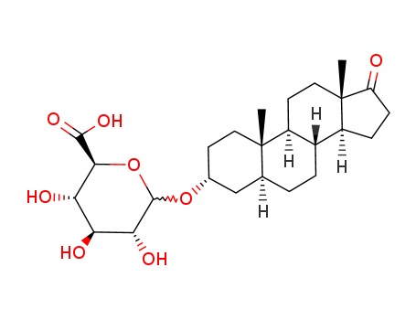 b-D-Glucopyranosiduronic acid, (3a,5a)-17-oxoandrostan-3-yl cas  1852-43-3