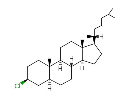 Molecular Structure of 1474-58-4 (3β-chloro-5α-cholestane)