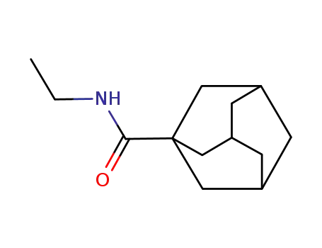 Molecular Structure of 1501-94-6 (N-ethyl-1-adamantanecarboxamide)