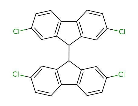 Molecular Structure of 56486-03-4 (2,2',7,7'-tetrachloro-9-fluorenyl dimer)
