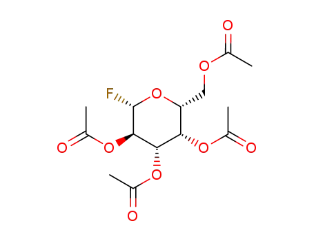 Molecular Structure of 4163-45-5 (2,3,4,6-tetra-O-acetyl-β-galactopyranosyl fluoride)