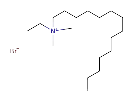 Molecular Structure of 68527-84-4 (Tetradecyldimethylethylammonium bromide)