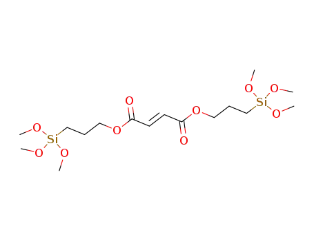 Molecular Structure of 3090-21-9 (bis[3-(trimethoxysilyl)propyl] maleate)