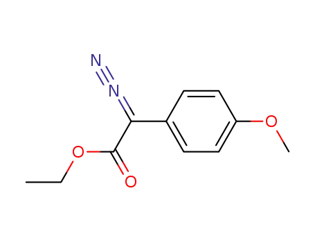 Molecular Structure of 107445-17-0 (ethyl 2-diazo-2-(4-methoxyphenyl) acetate)