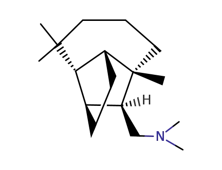 Molecular Structure of 82053-85-8 (N,N-Dimethylisolongifolamine)