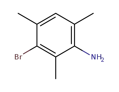 Molecular Structure of 82842-52-2 (3-Bromo-2,4,6-trimethylaniline)