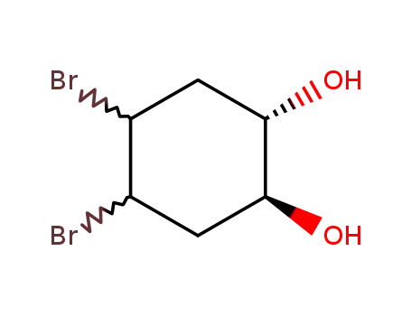 Molecular Structure of 64287-98-5 (1,2-Cyclohexanediol, 4,5-dibromo-)