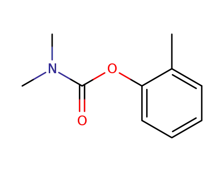 Molecular Structure of 7305-06-8 (N,N-Dimethylcarbamic acid o-tolyl ester)