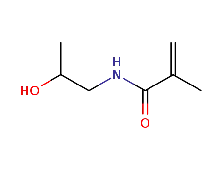 Molecular Structure of 21442-01-3 (N-(2-HYDROXYPROPYL)METHACRYLAMIDE)
