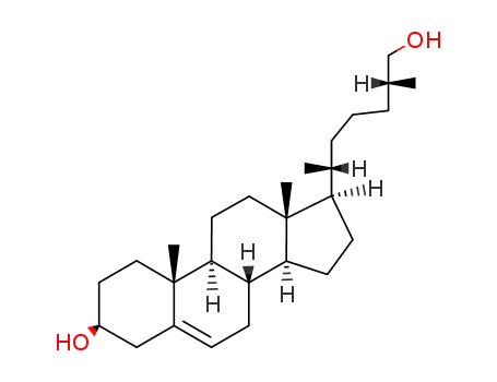 Molecular Structure of 13095-61-9 (cholest-5-ene-3 beta,26-diol)