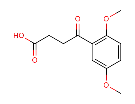Molecular Structure of 1084-74-8 (3-(2' 5'-DIMETHOXYBENZOYL)PROPIONIC ACI&)