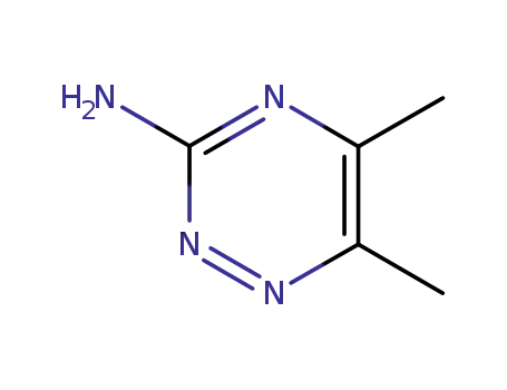 Molecular Structure of 17584-12-2 (3-AMINO-5,6-DIMETHYL-1,2,4-TRIAZINE)