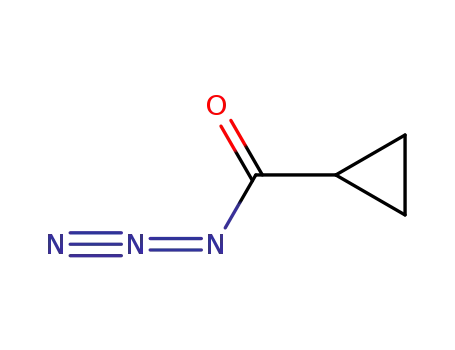 Molecular Structure of 69332-64-5 (cyclopropylcarbonyl azide)