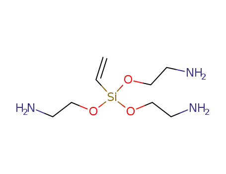 Molecular Structure of 15942-83-3 (tris(2-aminoethoxy)(vinyl)silane)