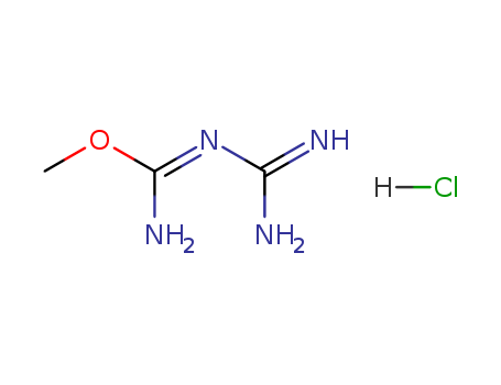 Carbamimidic acid, (aminoiminomethyl)-, methyl ester, monohydrochloride