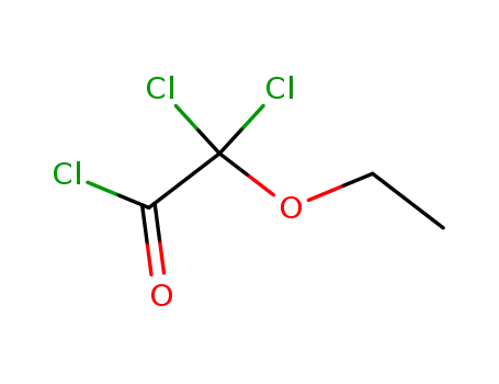 Molecular Structure of 98019-44-4 (ethoxy-dichloro-acetyl chloride)