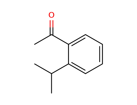 Molecular Structure of 2142-65-6 (Ethanone, 1-[2-(1-methylethyl)phenyl]- (9CI))