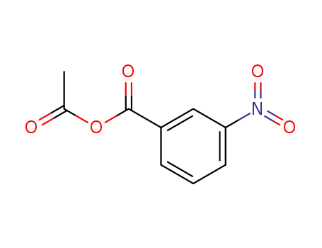 Molecular Structure of 4015-57-0 (acetic acid-(3-nitro-benzoic acid )-anhydride)