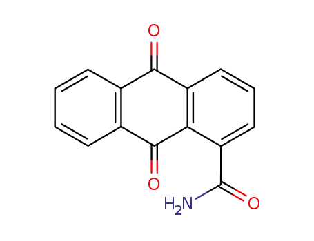 Molecular Structure of 7223-68-9 (1-Anthracenecarboxamide, 9,10-dihydro-9,10-dioxo-)