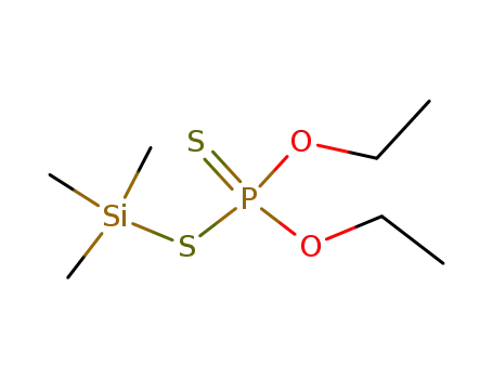 Molecular Structure of 18306-95-1 (O,O-diethyl S-(trimethylsilyl) phosphorodithioate)