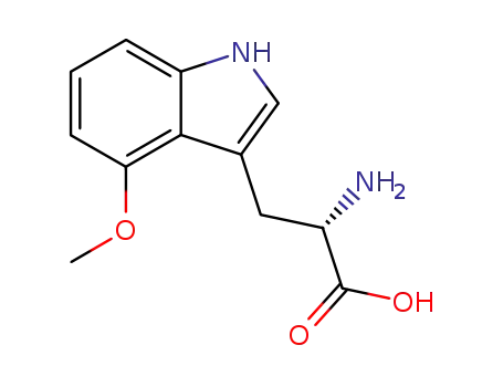 Molecular Structure of 199540-73-3 (4-Methoxy-tryptophan)