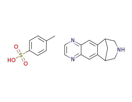 Molecular Structure of 1197286-22-8 (5,8,14-triazatetracyclo[10.3.1.0(2,11).0(4,9)]hexadeca-2<sup>(11)</sup>.3.5,7,9-pentaene tosylate)