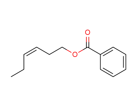 Molecular Structure of 25152-85-6 (cis-3-Hexenyl benzoate)