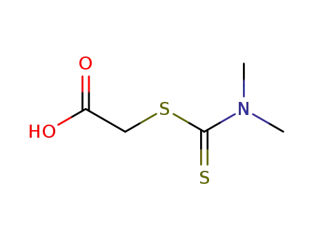 Molecular Structure of 4007-01-6 (S-(N,N-DIMETHYLTHIOCARBAMOYL)THIOGLYCOLIC ACID)